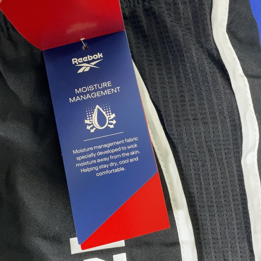 NWT Reebok Game Time Black Short - Picture 5 of 10
